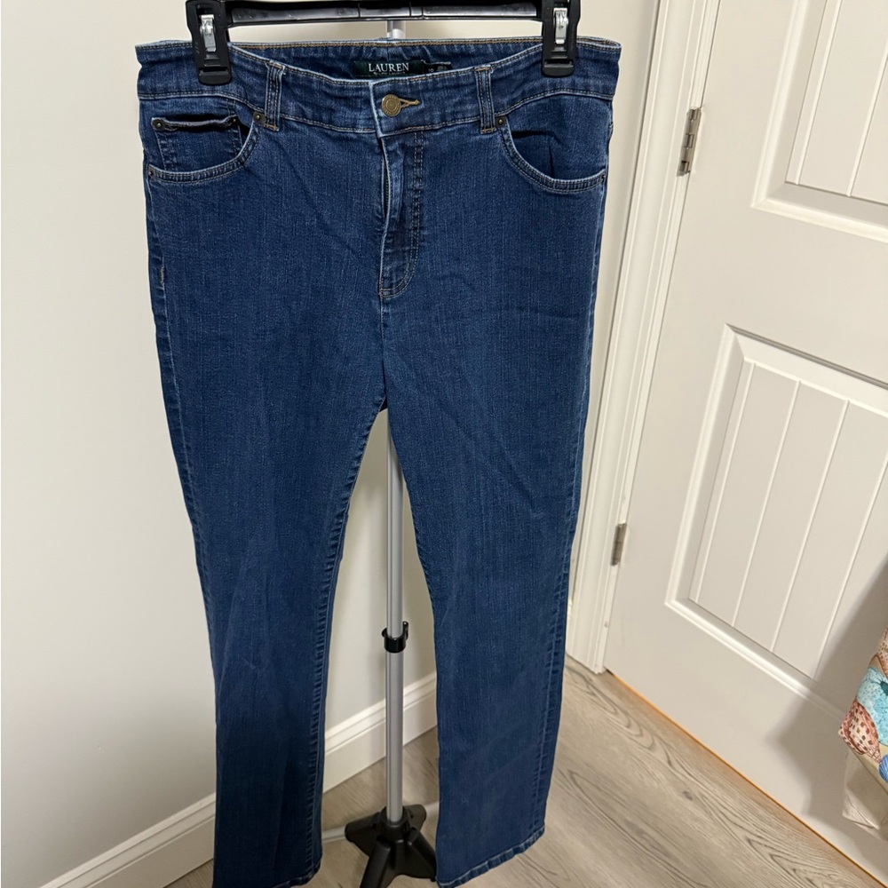 Lauren Ralph Lauren Dark Blue Straight Leg Jeans